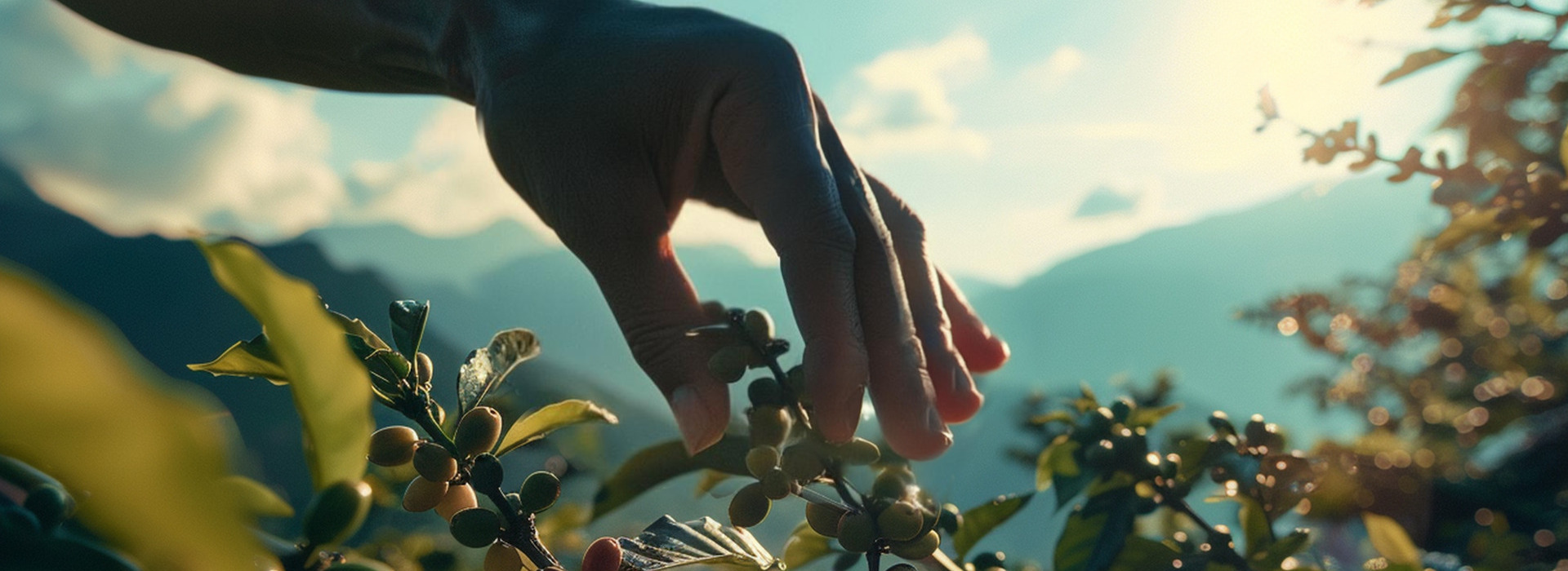 Récolte de café — grains de spécialité